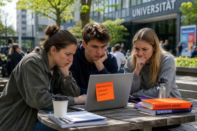 Tiefe Verunsicherung an Deutschlands Universitäten / UniNow-Umfrage: Studierende haben Angst vor dem Berufseinstieg