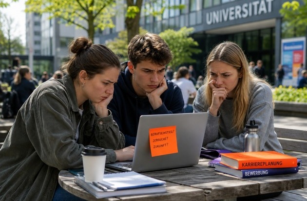 Jobware GmbH: Tiefe Verunsicherung an Deutschlands Universit&auml;ten / UniNow-Umfrage: Studierende haben Angst vor dem Berufseinstieg