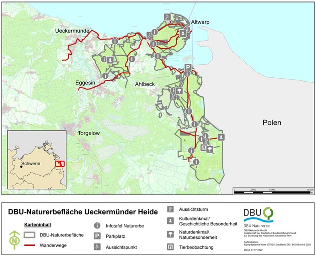 Waldbrandgefahr im DBU-Naturerbe Ueckermünder Heide