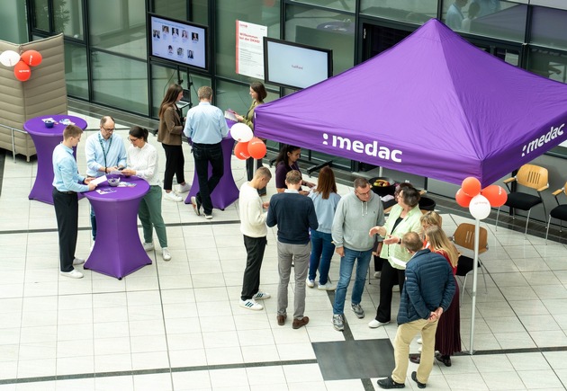 medac Pressemitteilung: Mitarbeitende engagieren sich zum World Marrow Donor Day