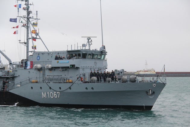 Minentauchereinsatzboot &quot;Bad Rappenau&quot; kehrt aus NATO-Einsatz zurück