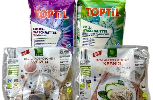 NORMA: Saubere Sache: Waschmittel von TOPTIL bei NORMA ab Mitte Mai deutlich im Preis reduziert / Bio-Brötchen und duftende Wäsche - der perfekte Wochenstart