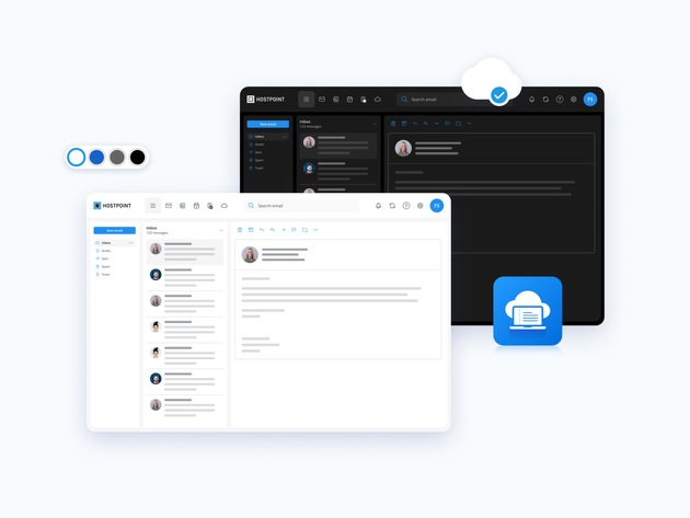 Hostpoint launches fully modernized design for E-mail & Cloud Office