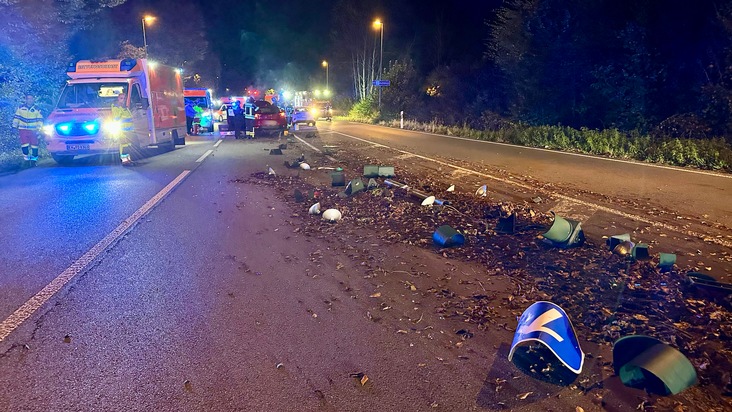 FW-EN: Verkehrsunfall auf der South-Kirkby-Straße