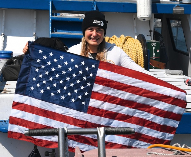 Marburger Ausnahmeathletin nimmt die dritte Hürde  / Nathalie Pohl erobert den Catalina Channel in Kalifornien (FOTO)