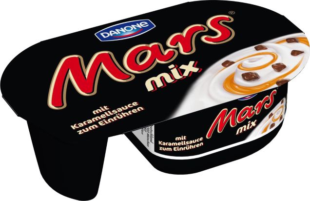 Joghurt trifft Schokoriegel: Danone-Mars Joghurts ab Februar 2014 im Kühlregal! (FOTO)