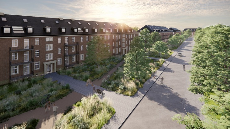 Drees & Sommer SE: 725 neue Wohnungen für Krefeld: Ehemalige Kaserne wandelt sich zum grünen Quartier