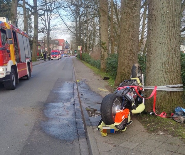 POL-STD: 51-jähriger Motorradfahrer bei Unfall in Buxtehude tödlich verletzt