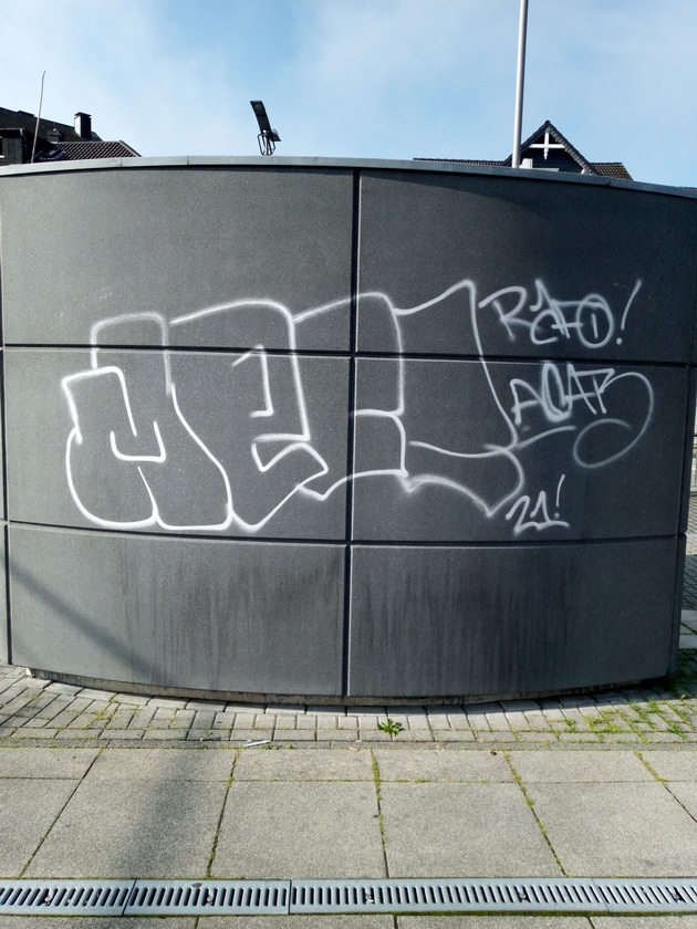 POL-PDNR: Wissen - Sachbeschädigung durch Graffiti