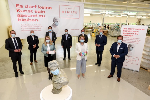 Hygiene Austria verzeichnet fulminanten Produktionsstart mit Mund-Nasen-Masken