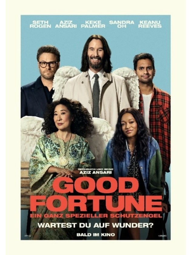 Neuer Trailer zu GOOD FORTUNE - EIN GANZ SPEZIELLER SCHUTZENGEL / Ab 16. Oktober 2025 im Kino