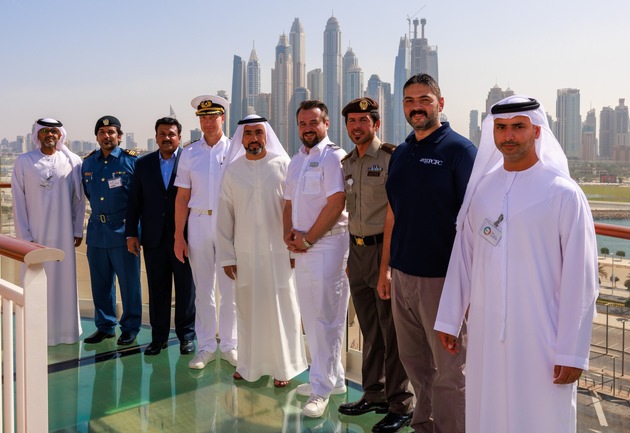AIDA Pressemeldung: AIDAcosma herzlich in Dubai zum Erstanlauf begrüßt