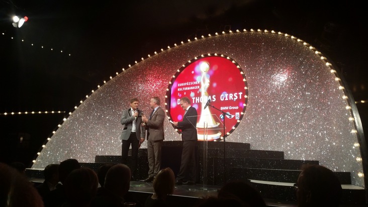 &quot;Europäischer Kulturmanager des Jahres&quot; 2016 an Thomas Girst vergeben, Leiter internationales BMW Group Kulturengagement