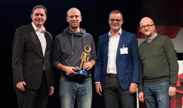 Blendle-Mitgründer Marten Blankesteijn mit scoop Award 2015 ausgezeichnet