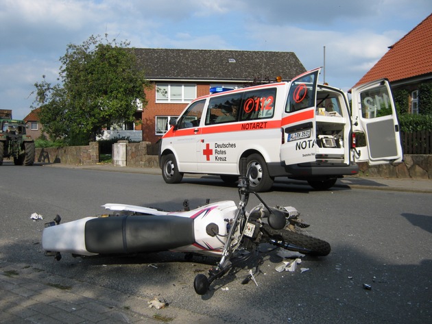 POL-WL: Motorradfahrer übersehen ++ Bendestorf - Einbruch in Bäckerei ++ Neu Wulmstorf - Pkw gestohlen ++ Winsen - Unfall unter Alkohol