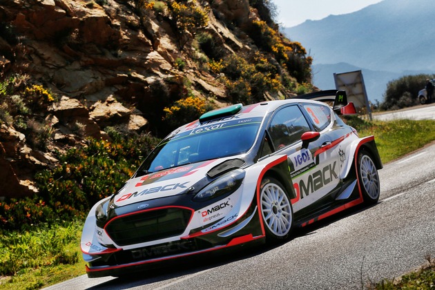 Ford Fiesta WRC wird beim spanischen Rallye-WM-Lauf auf Schotter und Asphalt gefordert