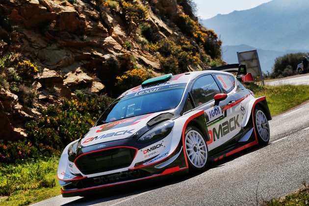 Ford Fiesta WRC wird beim spanischen Rallye-WM-Lauf auf Schotter und Asphalt gefordert (FOTO)