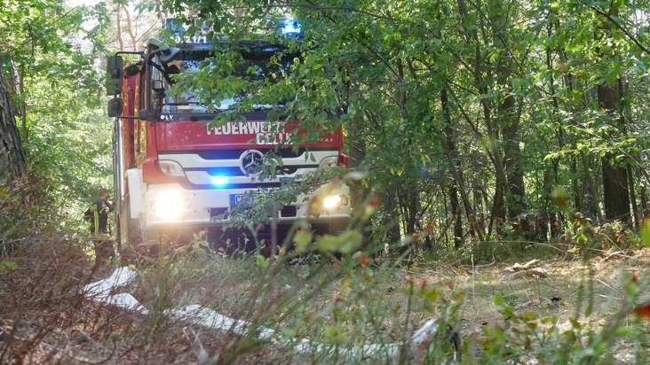 FW Celle: Feuerwehr-Flugdienst entdeckt mehrere Brände im Stadtgebiet Celle!