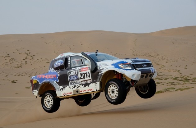 Ford-Werke GmbH: Rallye Dakar 2014: Ford beim berühmtesten Marathon-Raid der Welt erstmals werksseitig mit Ranger am Start (FOTO)