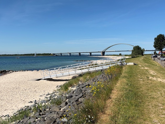 Neue Strandzugänge in Fehmarnsund erleichtern den Weg ans Wasser