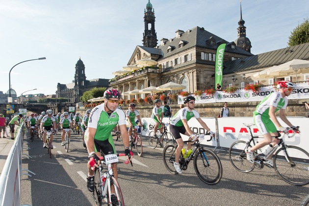 SKODA ist auch 2015 Namensgeber und Sponsor des SKODA Velorace Dresden (FOTO)