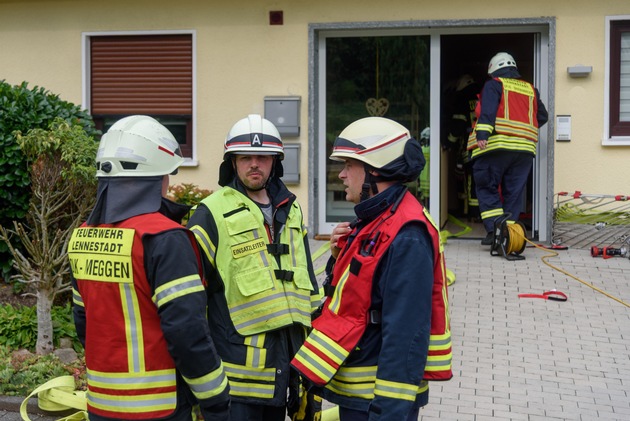 FW-OE: brennende Strom-Unterverteilung im Keller
