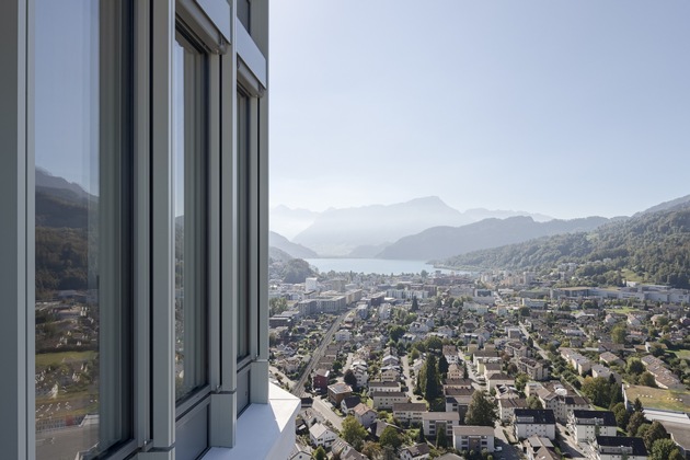 Medienmitteilung - Der PilatusTower ist bereit für seine Bewohnerinnen und Bewohner