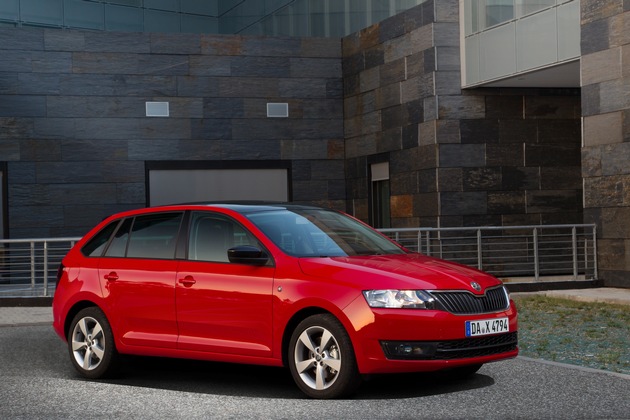 SKODA Rapid Spaceback gewinnt Designpreis beim ,Automotive Brand Contest 2014&#039; (FOTO)