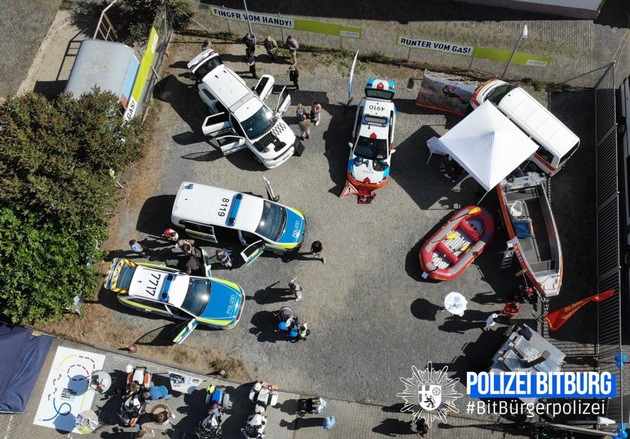 POL-PDWIL: Polizei Bitburg und Vertreter der Blaulichtfamilie ziehen positives Fazit zum Tag der offenen Tür