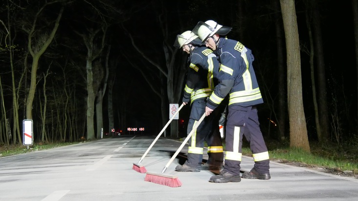 FW Celle: Arbeitsintensive Nacht für die Feuerwehr Westercelle!