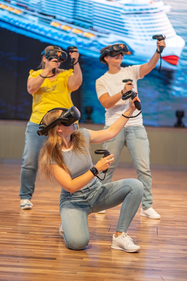 AIDA Pressemeldung: Neue Attraktion: Virtual Reality jetzt auf AIDAcosma // AIDA Cruises holt in Kooperation mit dem Europa-Park YULLBE GO an Bord