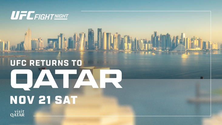 UFC Fight Night kehrt am 21. November 2026 nach Doha zurück