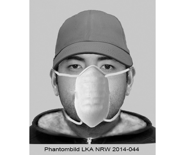 POL-D: Nach Banküberfall in Unterrath - Polizei fahndet mit Phantombild des Täters und verteilt Plakate im Wohngebiet  - 500 Euro Belohnung