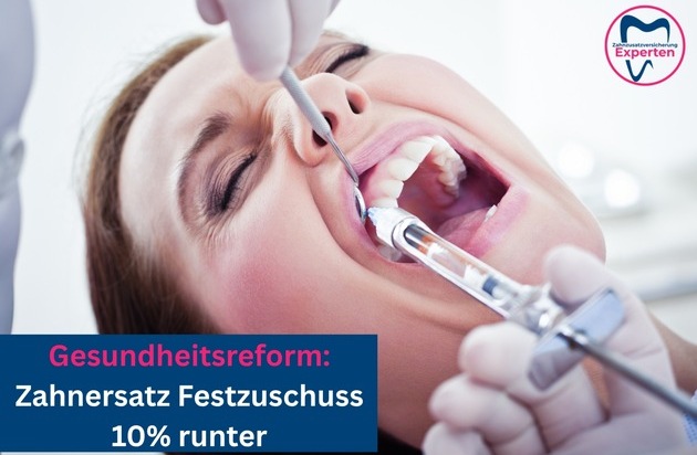 Versicherungsmakler Experten GmbH: Kostenschock beim Zahnarzt: Festzusch&uuml;sse sinken zum 1.1.27 - ist das erst der Anfang?