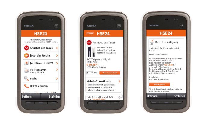 HSE24 wird mobil / Homeshopping-Spezialist launcht mit HSE24 mobile weitere Verkaufsplattform (mit Bild)