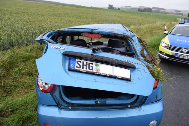 POL-NI: Apelern- 18-jähriger bei Verkehrsunfall verletzt