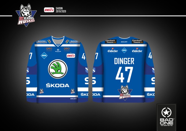 Eishockey: SKODA tritt als Sponsor-Marke der Kassel Huskies ins Rampenlicht (FOTO)