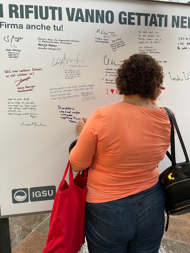 Comunicato stampa: «Lugano lancia un segnale contro il littering»