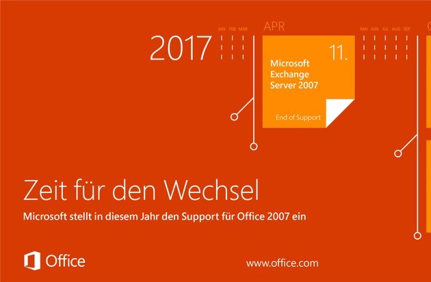 Microsoft Deutschland GmbH: Zeit für den Wechsel: Microsoft stellt in diesem Jahr den Support für Office 2007 ein