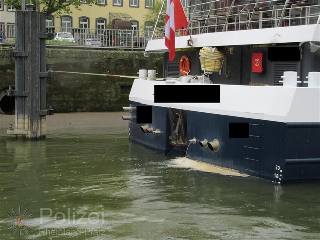 WSPA-RP: Fahrgastschifffahrtskontrolltag mit Schwerpunktaktion Abwasserbehandlung an Bord