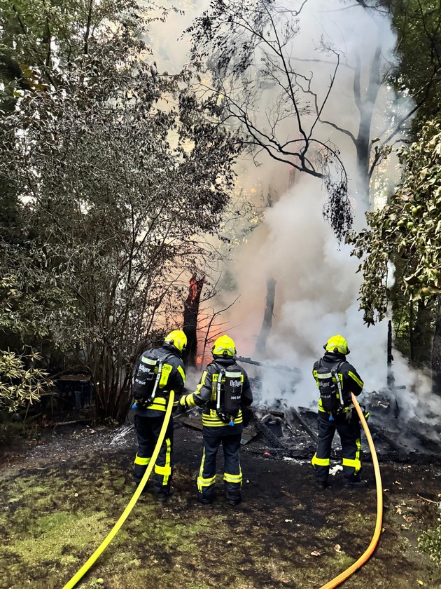 FW-EN: Gartenlaubenbrand in Schwelm