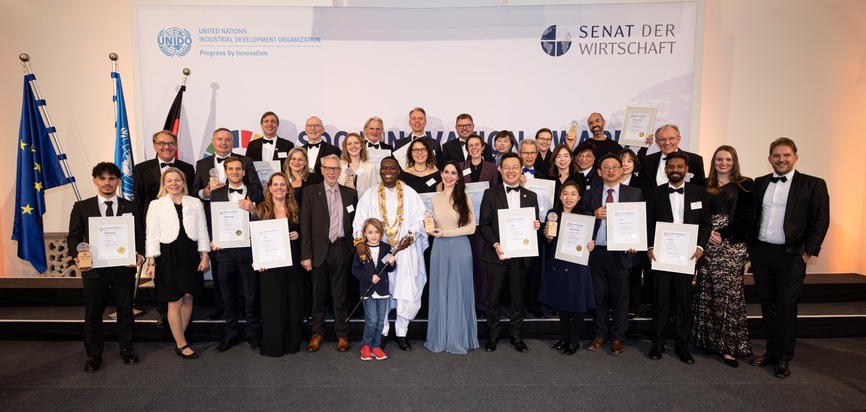 Der SDG Innovation Award 2025 zeigt: erfolgreiche Wirtschaft und nachhaltige Ziele passen - Senat der Wirtschaft und UNIDO zeichnen internationale Unternehmen, Städte und Bildungsinitiativen aus