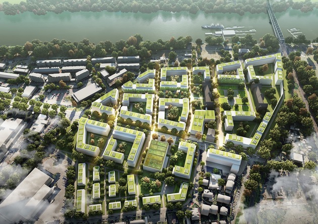 Pressemitteilung: Städtebaulicher Wettbewerb für „Clemens-Areal“ in Wiesbaden Mainz-Kastel entschieden