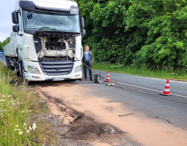 FW-EN: Brandeinsätze und massive Ölspur in Breckerfeld