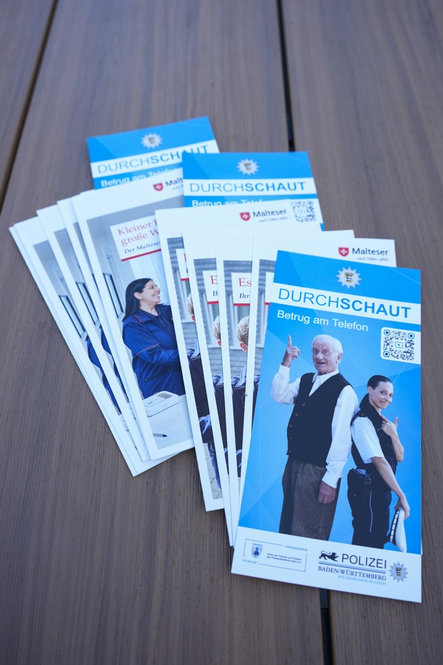 POL-AA: Polizeipräsidium Aalen und Malteser Hilfsdienst in Aalen starten ein gemeinsames Präventionsprojekt gegen Telefonbetrug