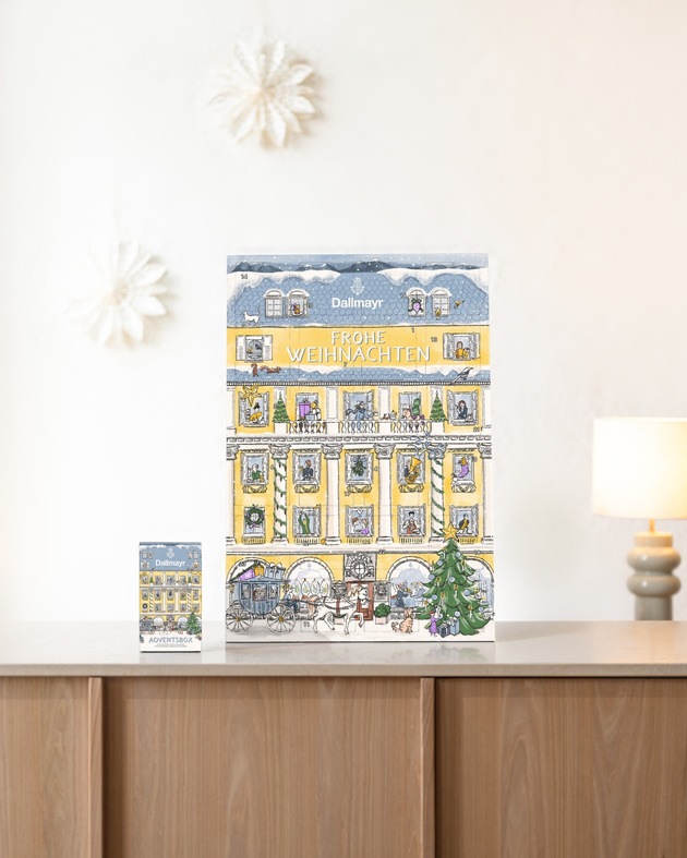 Limitierte Weihnachtsedition: Dallmayr Tee-Adventsbox