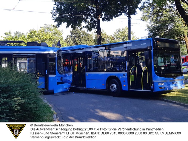 FW-M: Tram gegen Bus (Schwabing)