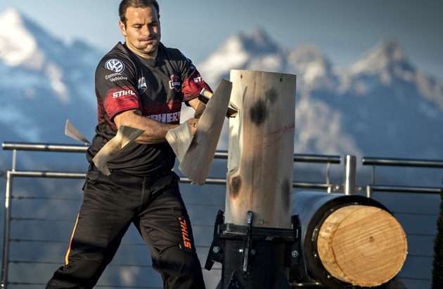 STIHL TIMBERSPORTS Series: Australier sichert den Sieg der STIHL TIMBERSPORTS® Champions Trophy erneut für Down Under / Brayden Meyer triumphiert bei der Champions Trophy an Axt und Säge