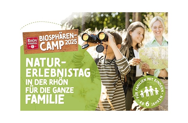 Presseinformation: Anmeldestart für das RhönSprudel Biosphären-Camp 2025