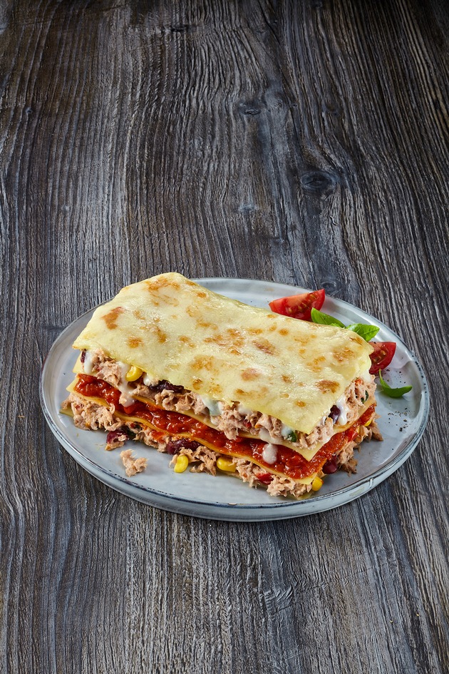 Pressemitteilung: Deutsche See bringt innovative Lasagne „Thunfisch“ für Gastronomie und Foodservice auf den Markt